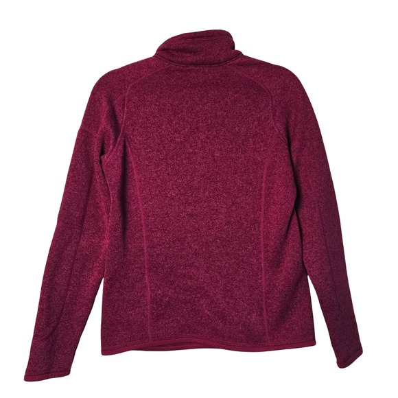 Patagonia Better Sweater 1/4 Zip Pullover Fleece Magenta Pink Heather Womens - Picture 11 of 16